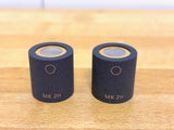 MK 2H Omni microphone capsules with mild elevation Matched Pair USED ITEM