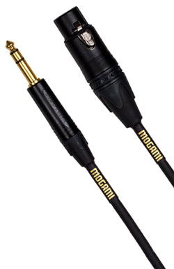 Mogami Gold Studio TRS-XLRF-03 Cable  3 Ft