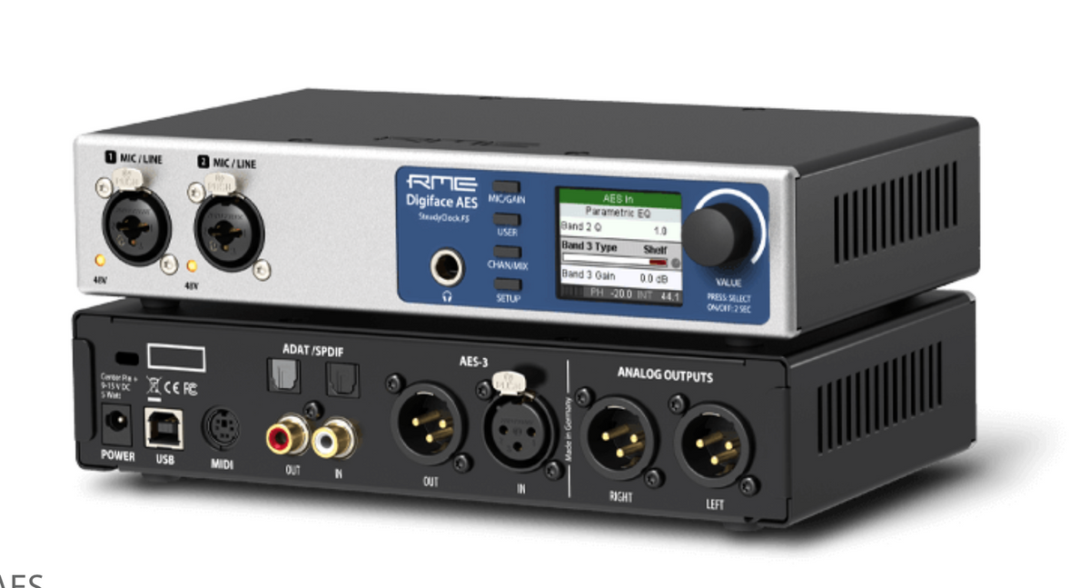 RME オーディオインターフェース RME DigiFace AES Audio Interface – Tidepool Audio