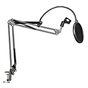 Telescopic Swivel Microphone Stand for Podcasting