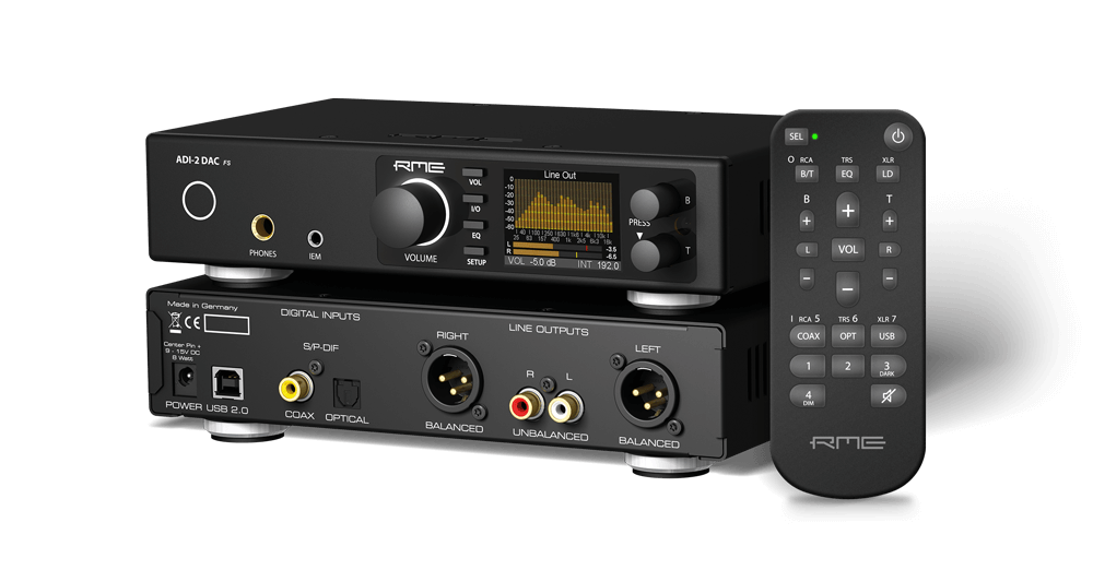 RME ADI-2 DAC FS USB Audiophile D/A Converter Headphone Amp