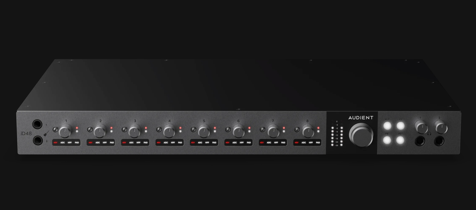 Audient iD48 USB-C Audio Interface – Tidepool Audio Audient iD48 USB-C Audio Interface – Tidepool Audio