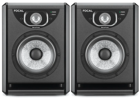 Focal Solo6 Black ST6 Active Studio Monitor Pair Black