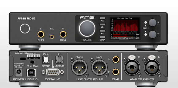 RME ADI-2/4 Pro SE 768 kHz High Performance A/D D/A Converter