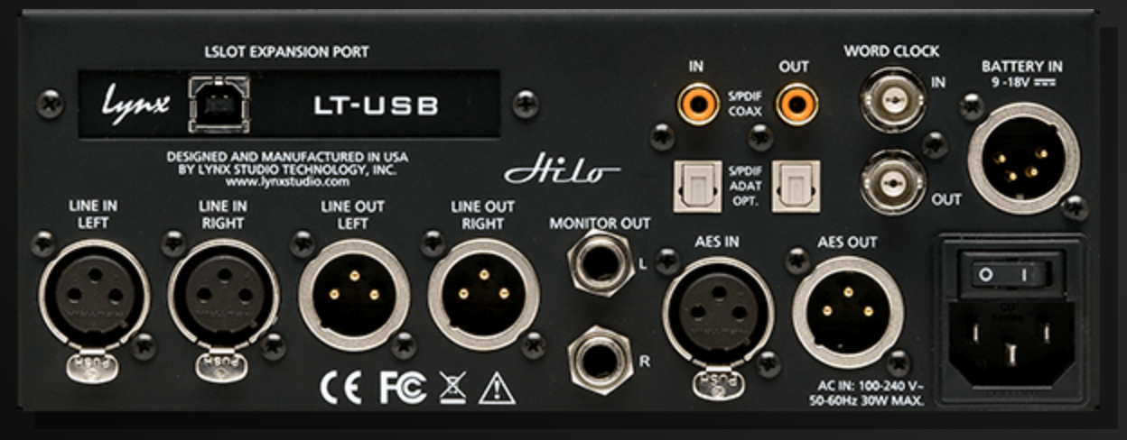 Lynx Studio Hilo 2 Audio Interface NEW – Tidepool Audio