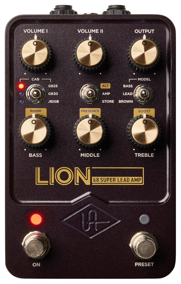 Universal Audio Lion '68 Super Lead Amp Pedal