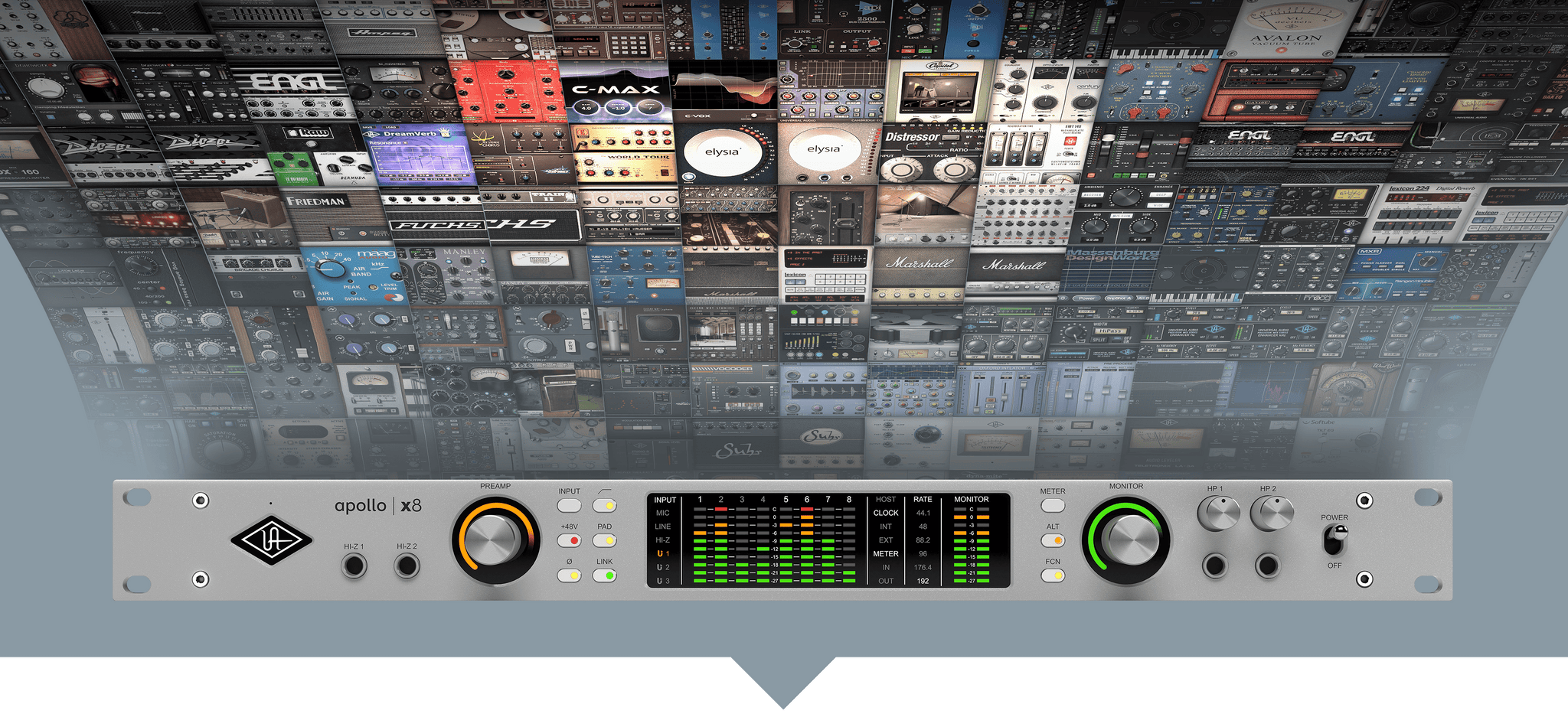 Universal Audio Apollo x8 Gen 2 TB3 Audio Interface – Tidepool Audio