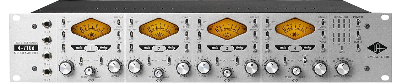 お歳暮 Four-Channel 4-710D Audio Universal Tone-Blending Preamp Mic 配信機器・PA機器・レコーディング機器