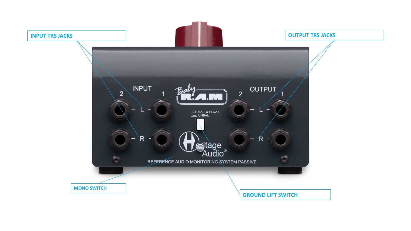 DTM・DAW Heritage Audio Baby RAM Heritage Audio Baby RAM 2-channel Monitoring System | Sweetwater