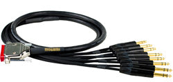 Mogami DB25-TRS 8-Channel Analog Interface Cable 10 foot
