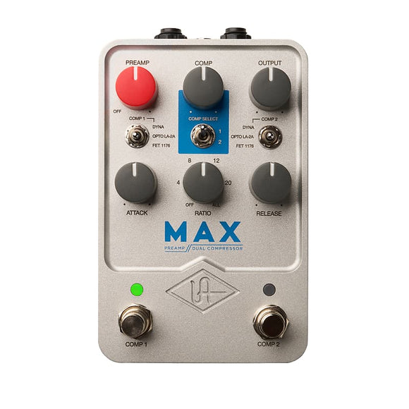 Universal Audio Max Preamp & Dual Compressor Guitar Effects Pedal ON SALE