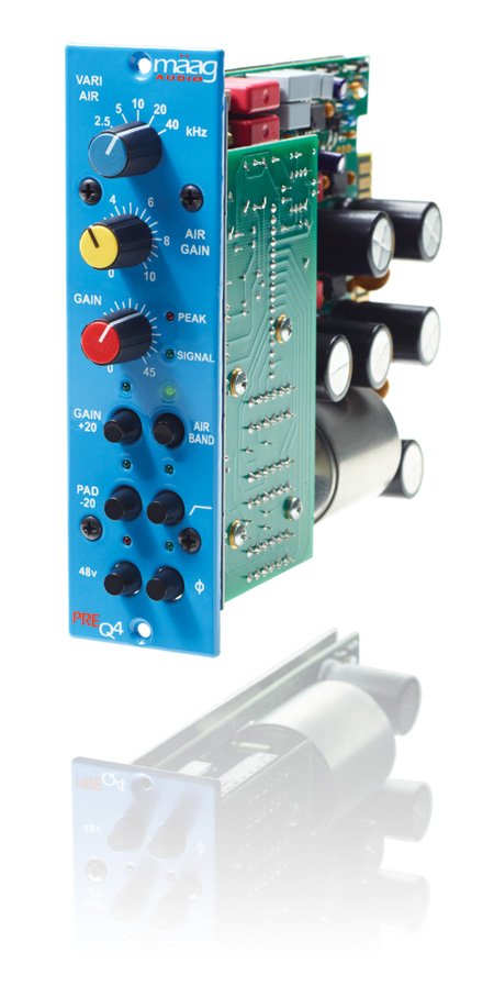 Maag Audio PREQ-4 500 Series preamp with Air Band