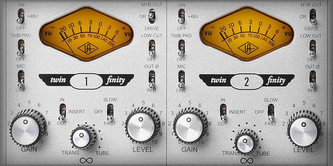 Universal Audio 4-710D Four-Channel Tone-Blending Mic Preamp