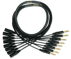 Mogami Gold TRS-XLRM 15 ft Eight-Channel Cable ON SALE