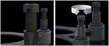 IsoAcoustics Aperta Aluminum Acoustic Isolation Stands - pair Black