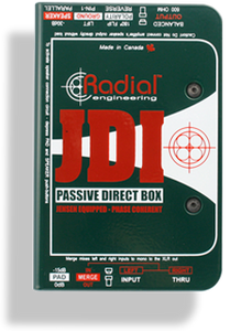 Radial JDI Passive Direct Box with Jensen Transformer