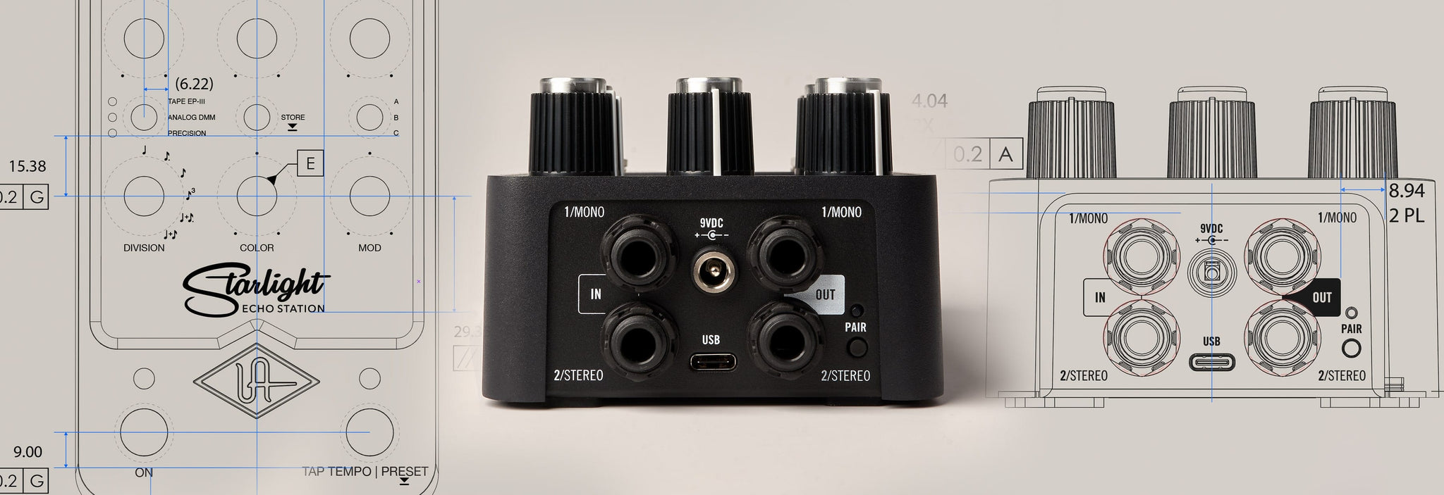 Universal Audio UAFX Starlight Echo Station Vintage Delay